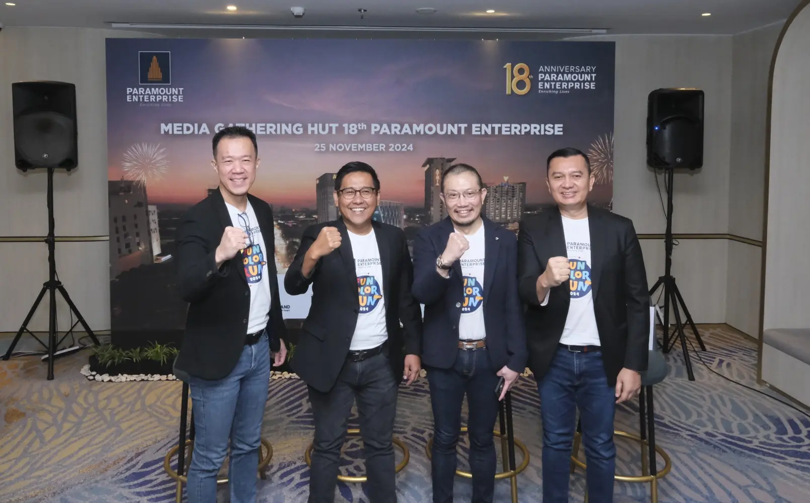 Gaungkan Semangat HUT ke-18, Paramount Enterprise Siap Menggelar  Paramount Fun Color Run 2024